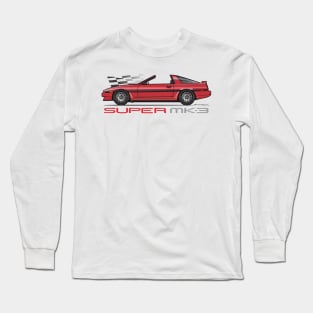 Red Mk3 Supra Long Sleeve T-Shirt